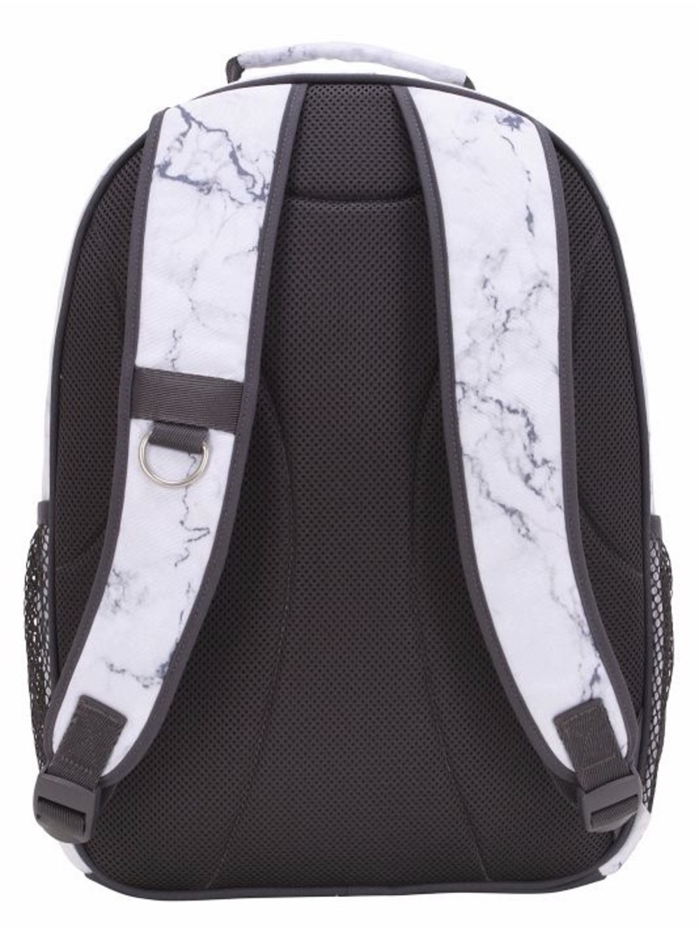 EXCELLENT Pottery Barn Teen White black Marble print quarry backpack XL - Picture 2 of 11